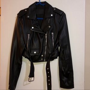 LF CROPPED LEATHER JACKET